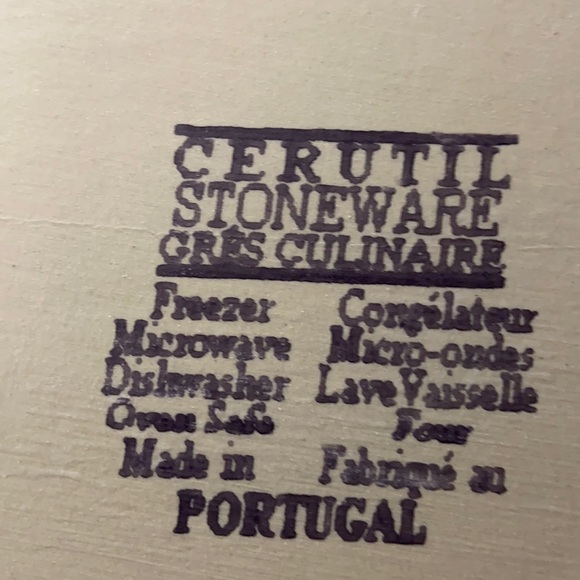 Cerutil Stoneware Oven to Table Red White Checkered Casserole Baking Portugal - Picture 5 of 11